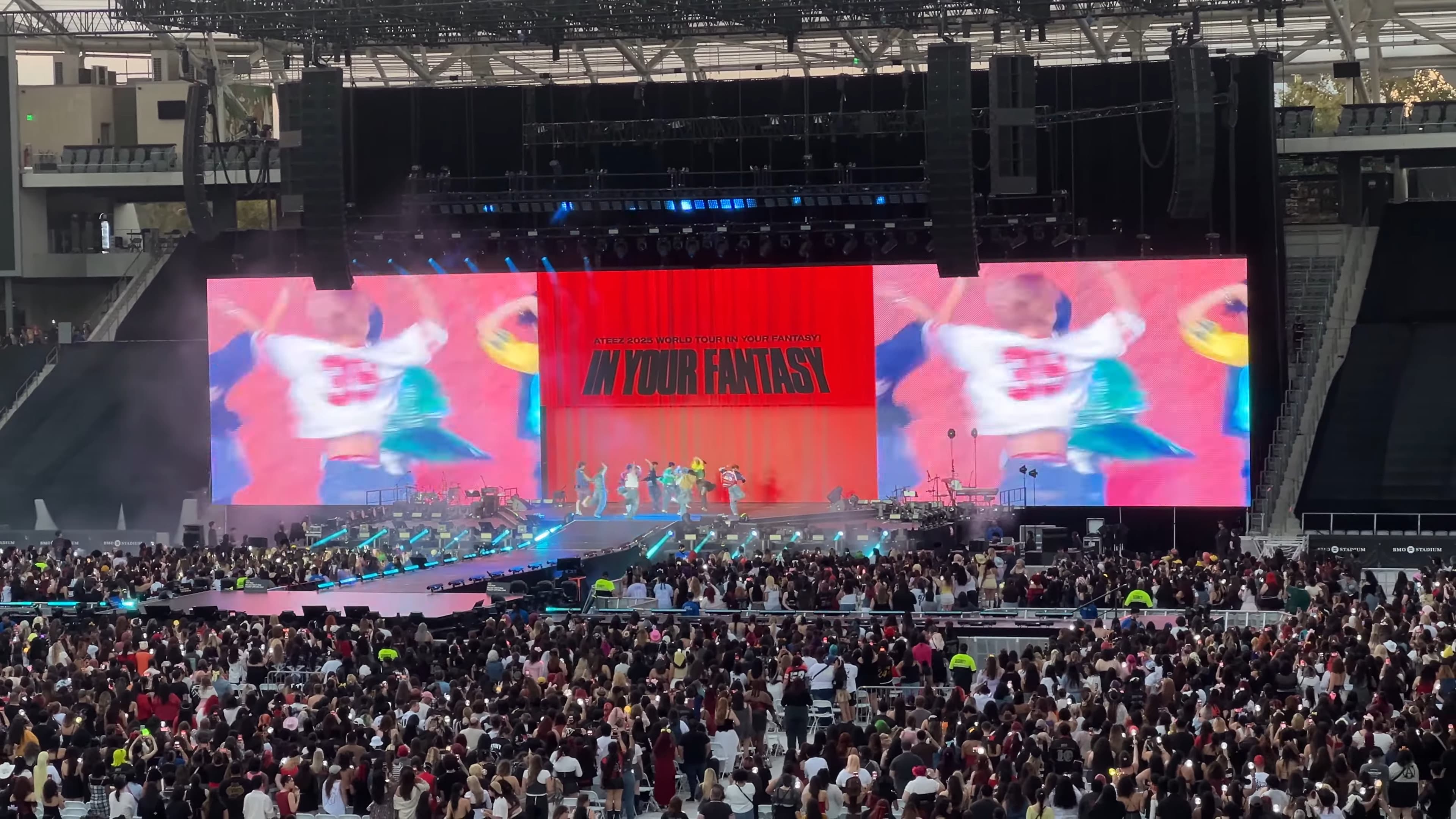 ATEEZ on the In Your Fantasy tour in 2025