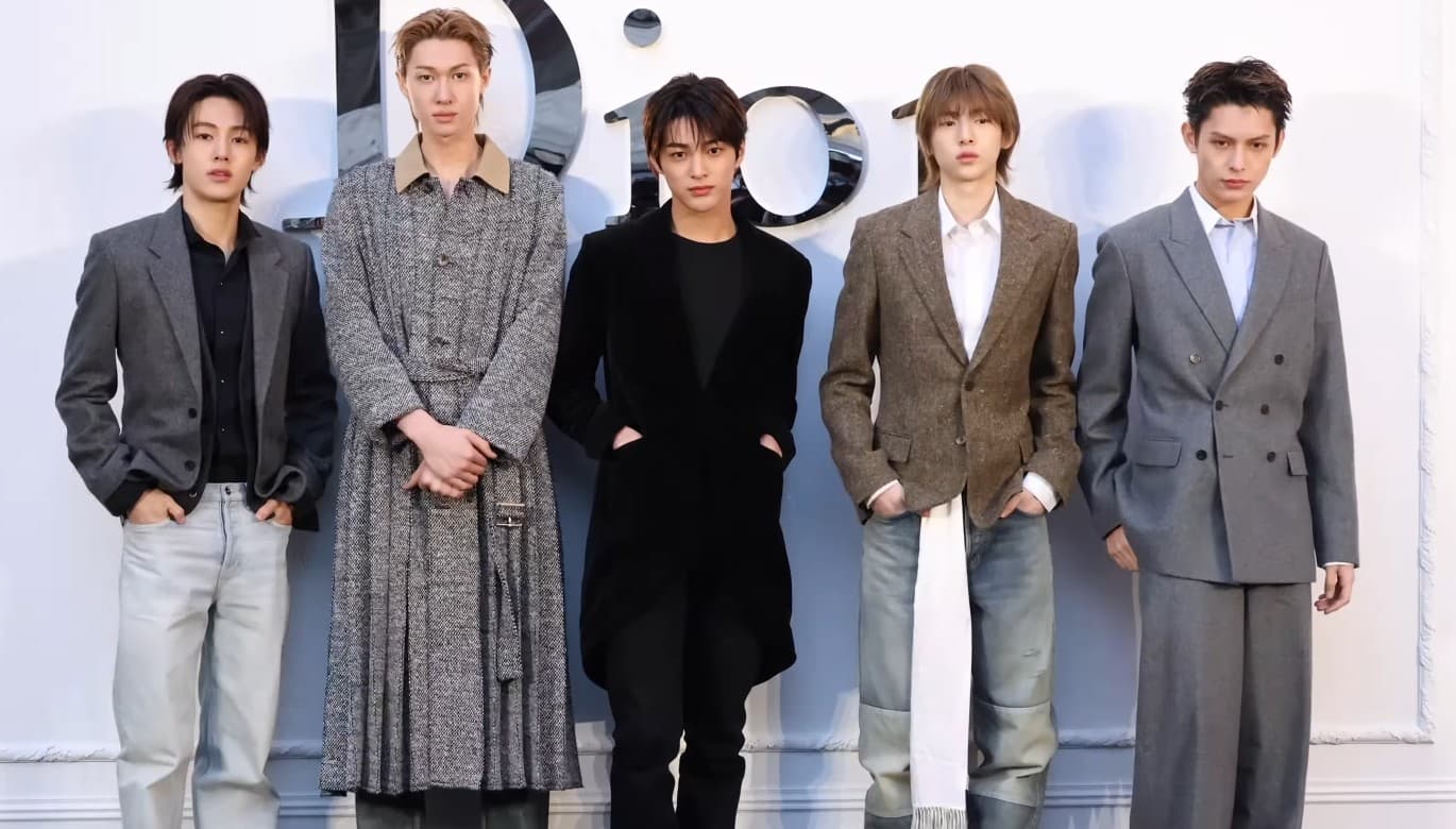CORTIS at a Dior photocall in January 2026